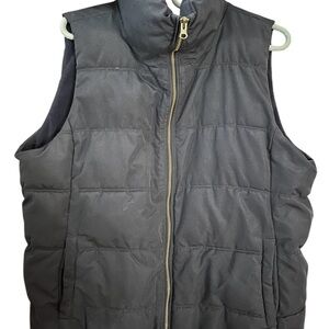 Men's Black Puffer Vest XL